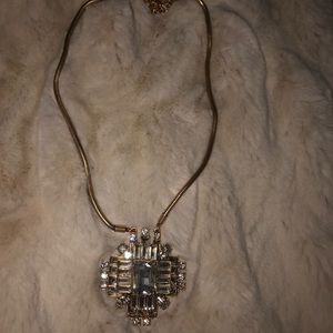J. Crew crystal pendant NWT